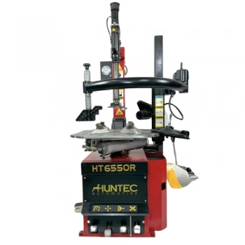 DESMONTADORA DE PNEUS AUTOMÁTICA TRIFÁSICA - HT 6550R HUNTEC vermelha