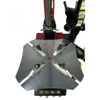 DESMONTADORA DE PNEUS AUTOMÁTICA TRIFÁSICA - HT 6550R HUNTEC vermelha